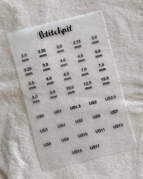 PetiteKnit - Knitter's Needle Case - circular needles