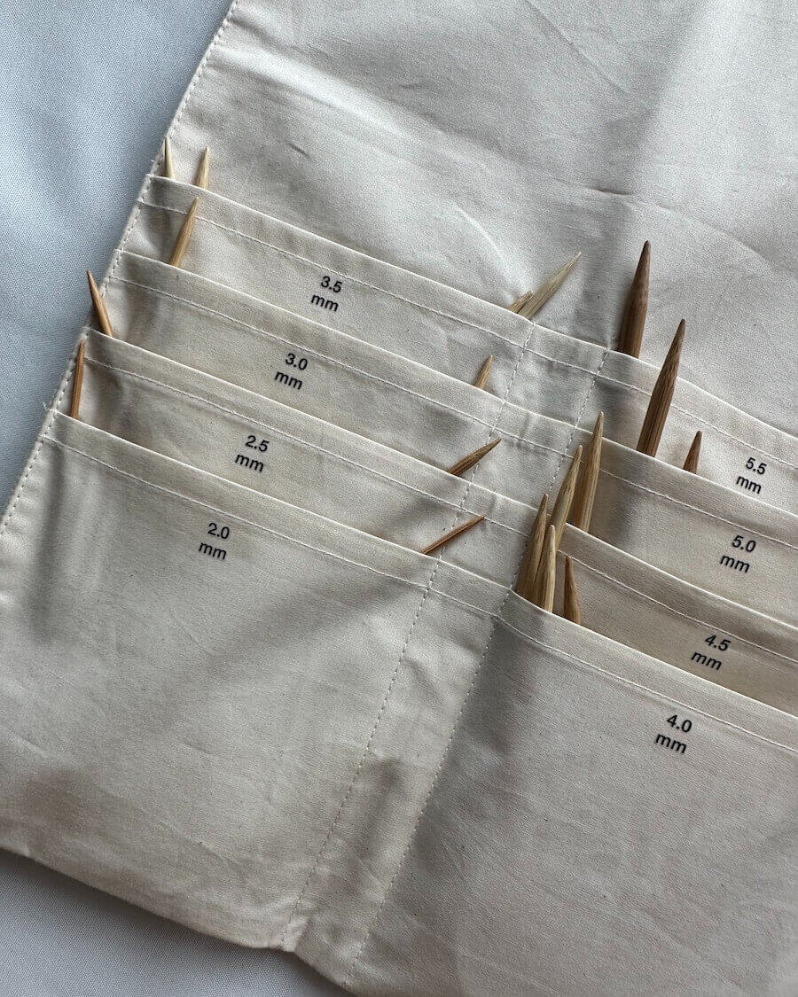 PetiteKnit - Knitter's Needle Case - circular needles