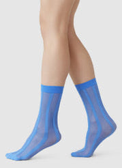 Robin Stripe Socks 40/20 Mid Blue