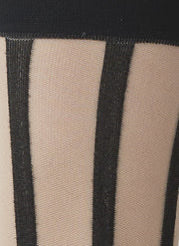 Robin Robin Stripe Socks 40/20 Beige/Black