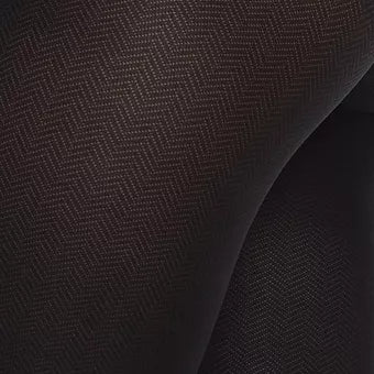 Nina Herringbone tights black