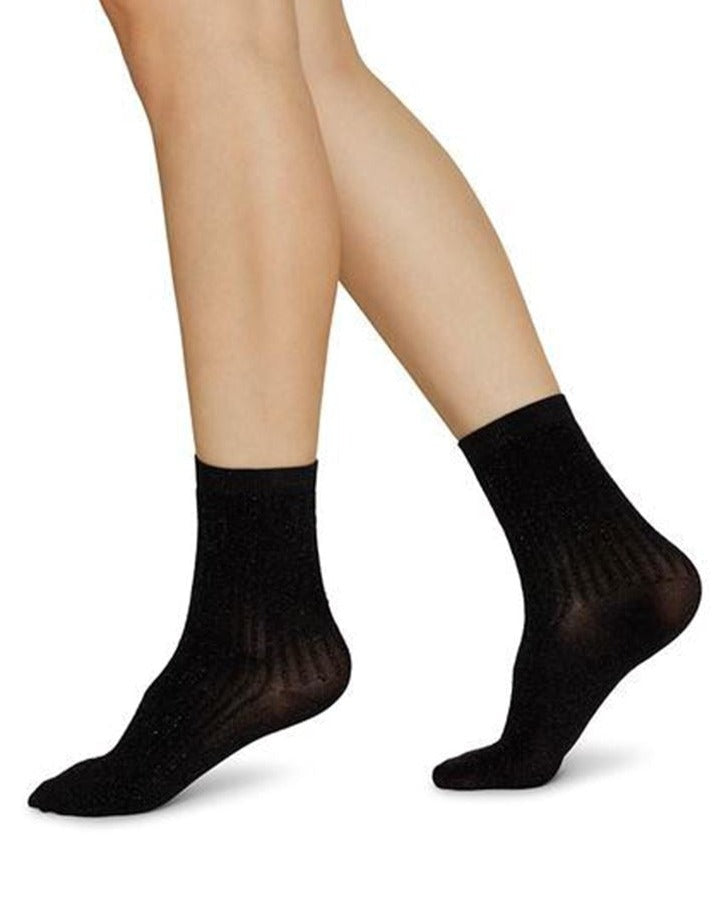 Stella Glitter Socks 80 Black