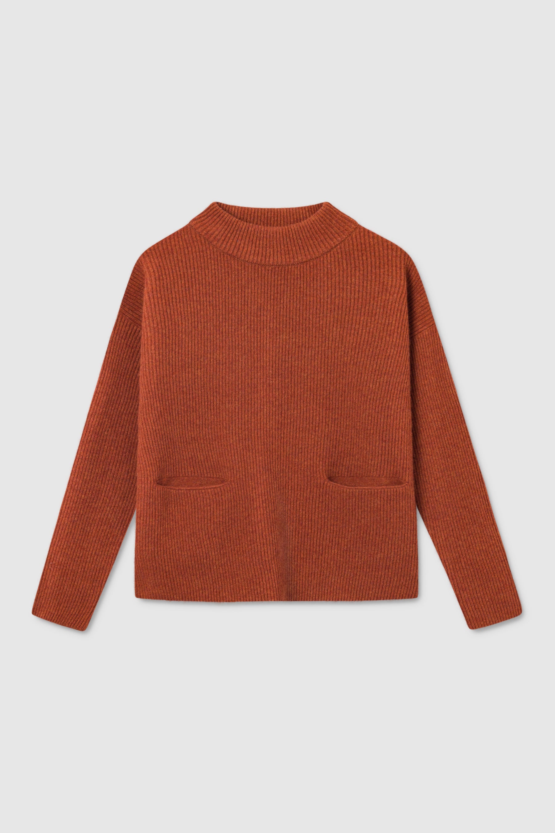 Helga ribbed sweater - Cinnamon