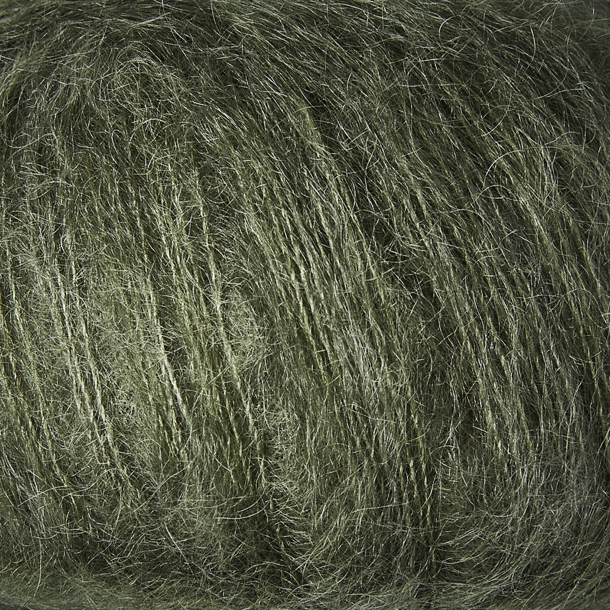 Støvet Søgrøn / Dusty Sea Green - Soft Silk Mohair