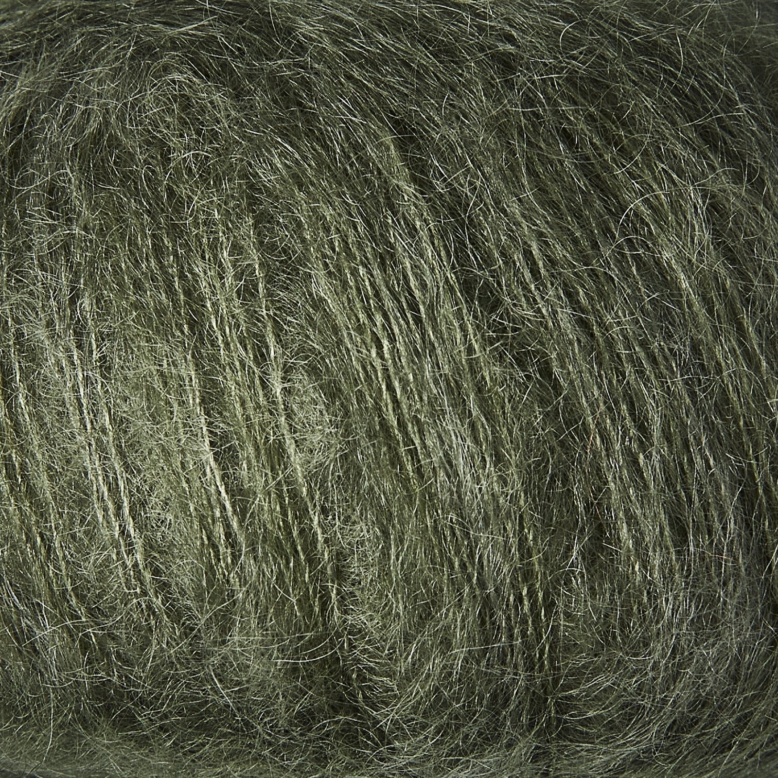 Støvet Søgrøn / Dusty Sea Green - Soft Silk Mohair