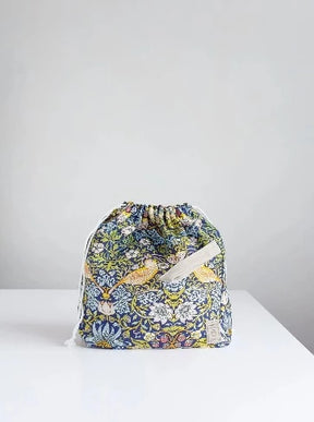 Large Knitting Bag William Morris - Strawberry Thief - string