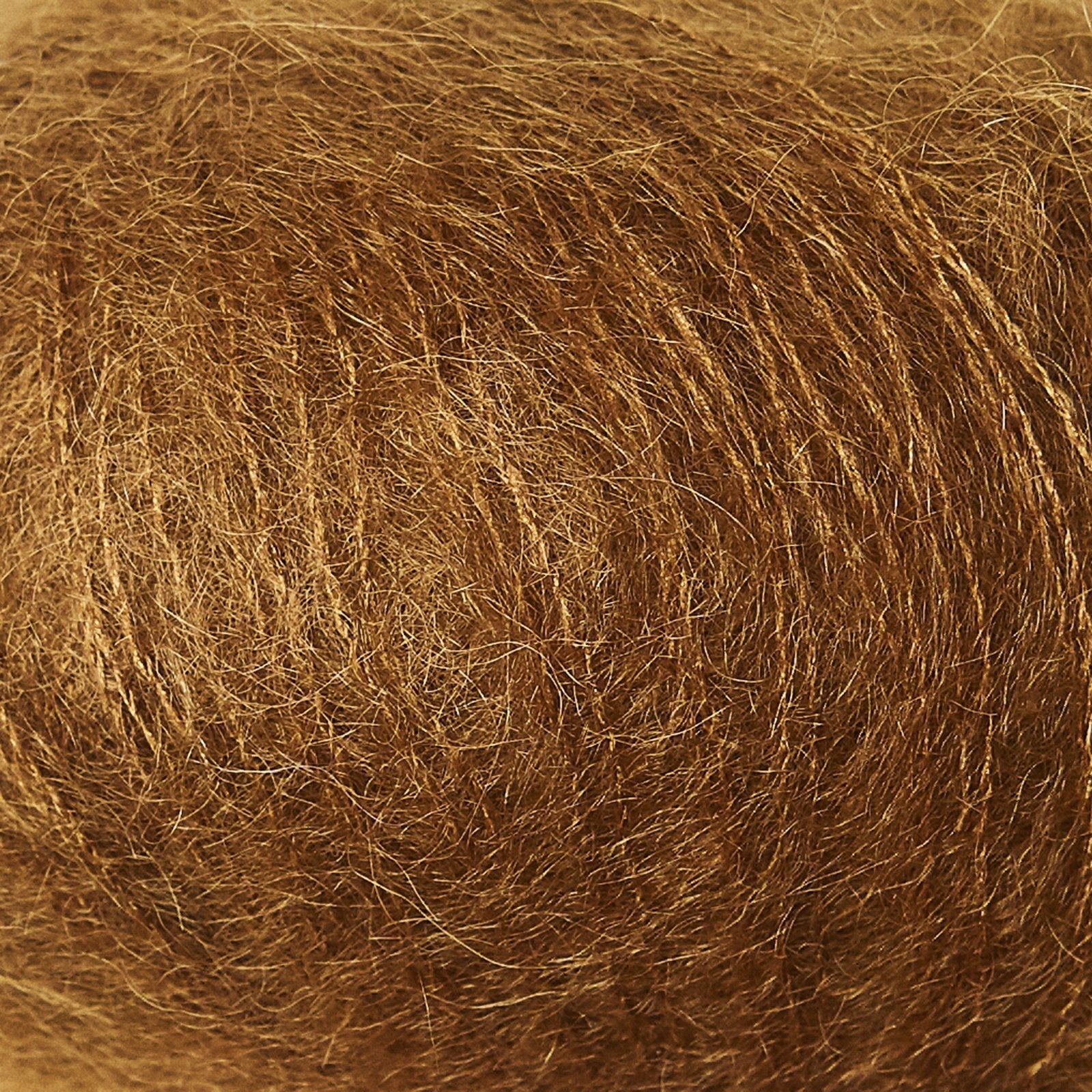Okkerbrun / Ocher Brown - Soft Silk Mohair